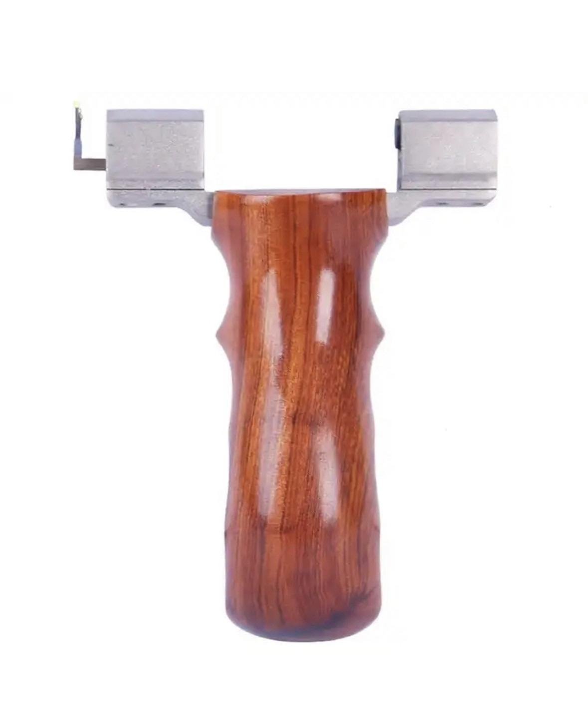 Рогатка ударна з ручкою SFU Nice Wood для полювання та спортивної стрільби з натурального дерева (0036) - фото 5