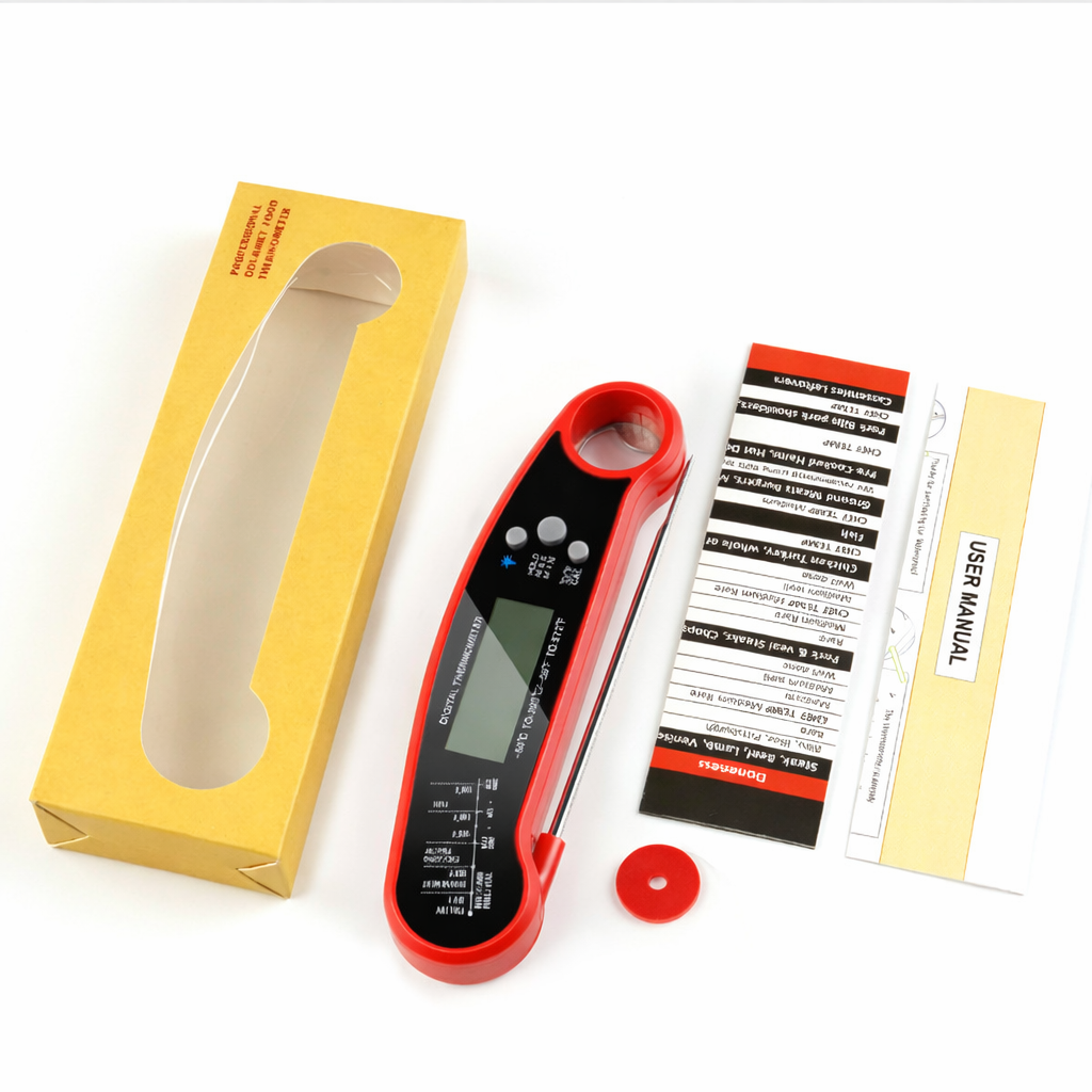 Термометр кухонный цифровой для мяса сложный с щупом