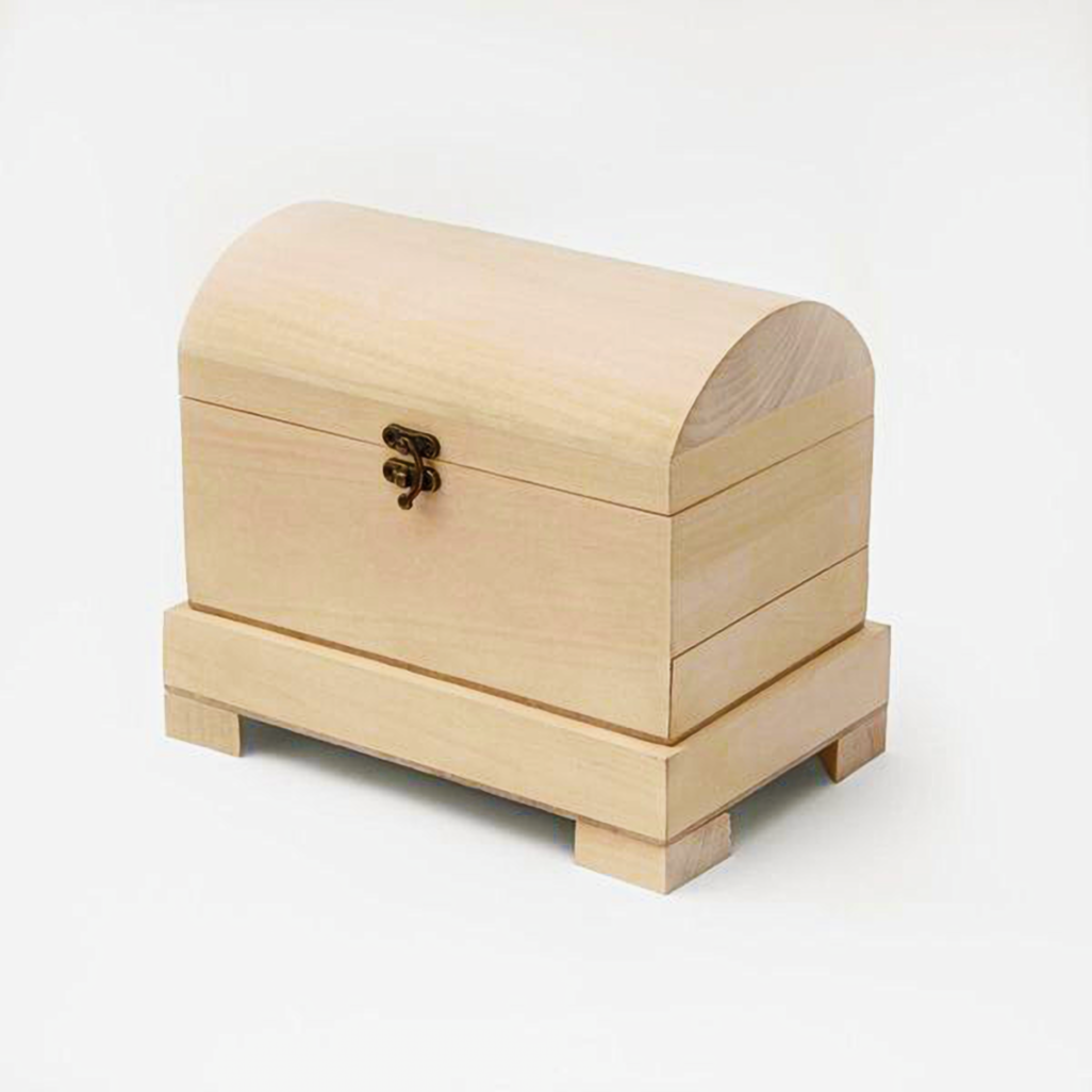 Заготовка шкатулки с секретом из липы 21х13 см. (27320658)