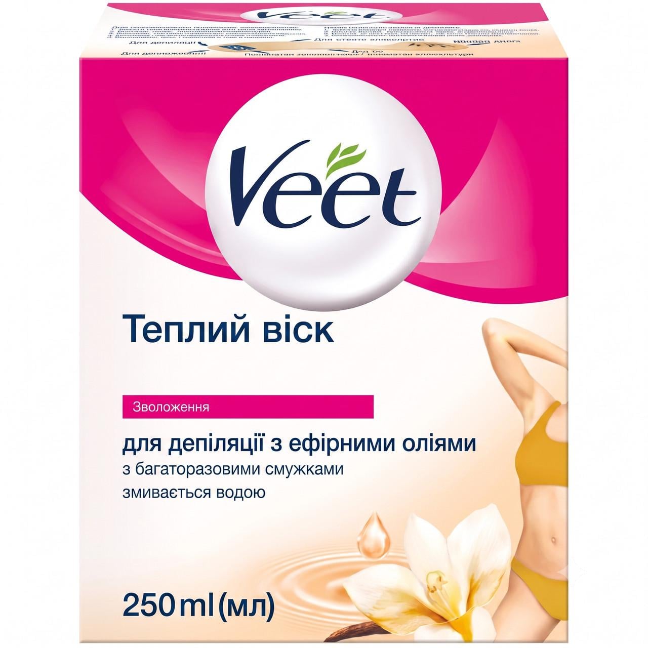 Теплый воск для депиляции Veet с эфирными маслами 250 мл (000005470)