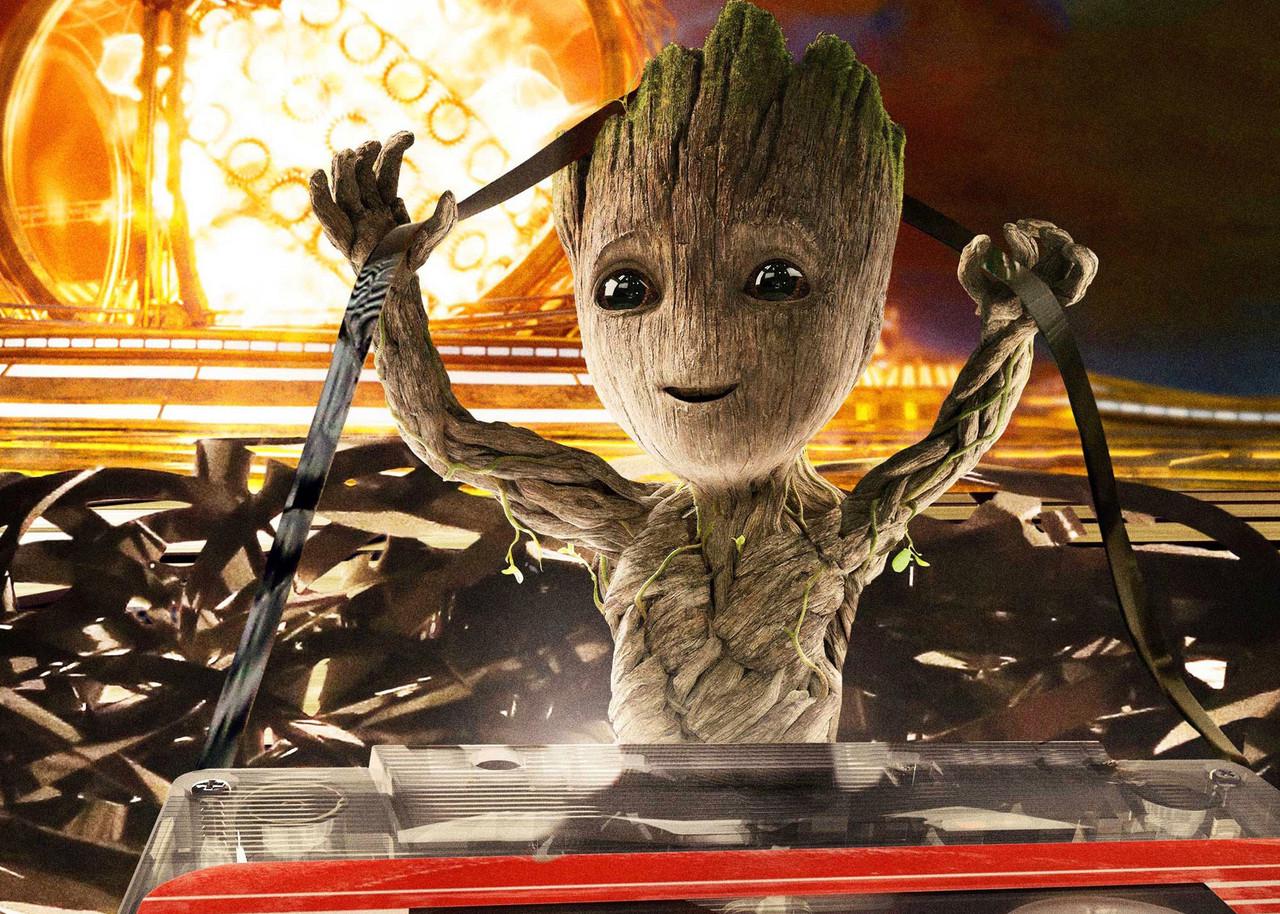 Картина постер Gee! Guardians of the Galaxy Вартові Галактики Грут 60х40 см GG.09.028