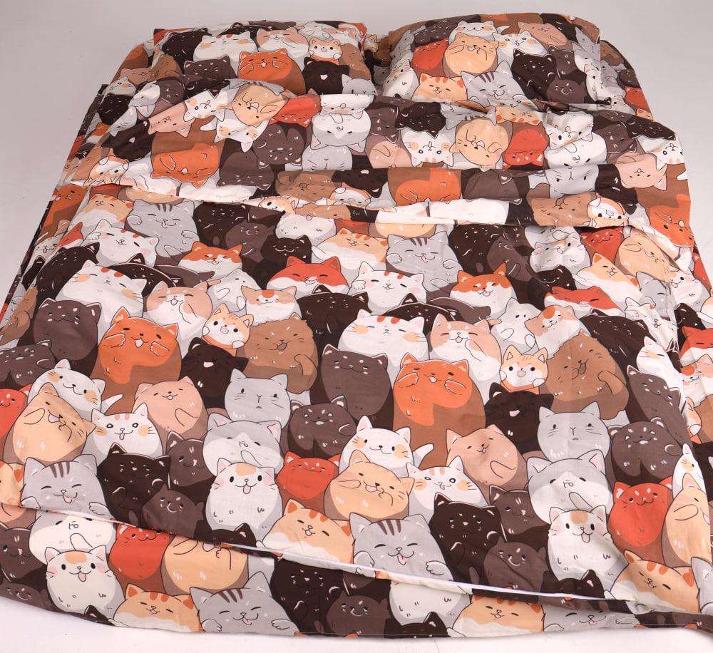 Комплект постельного белья детский PaniPava Meow Family бязь 110х140 см (10100783)