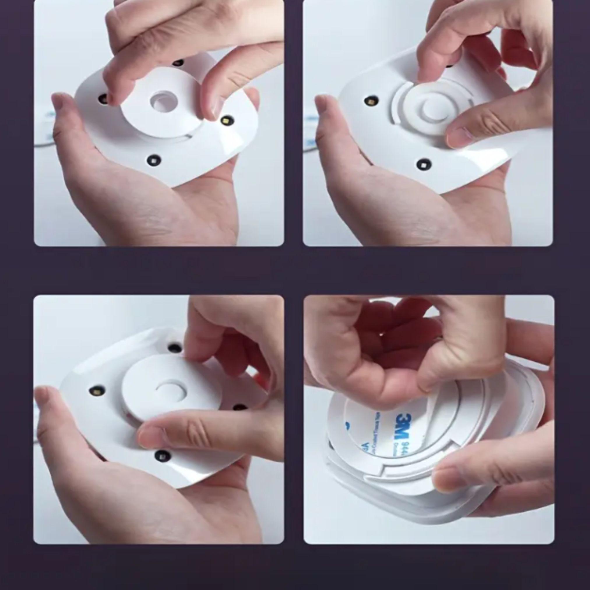 Ультрафіолетовий стерилізатор унітазу з підсвічуванням 9х9 см Білий - фото 4 Ультрафіолетовий стерилізатор унітазу з підсвічуванням 9х9 см Білий - фото 4