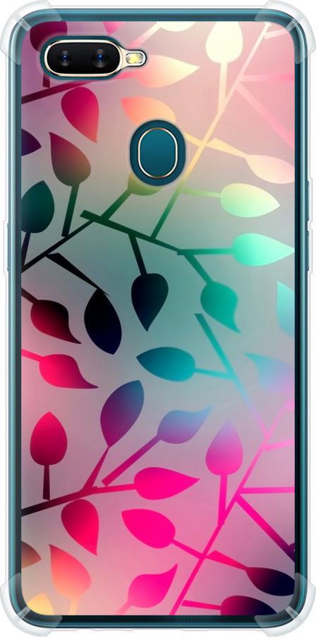 Чехол на Oppo A5S Листья (2235sp-1892-42517)
