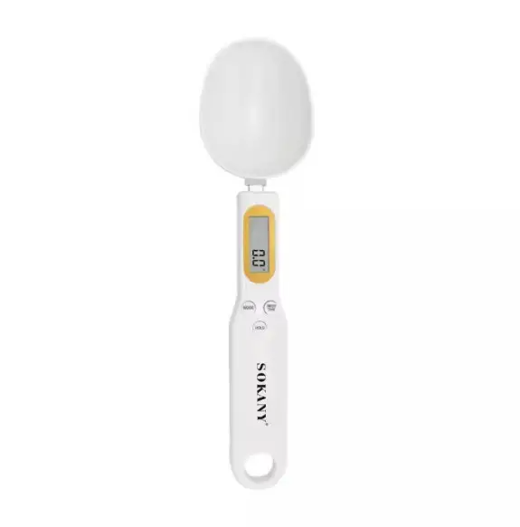 Ложка-весы Sokany SK-19041 электронная с LCD-экраном Белый (SK-19041)