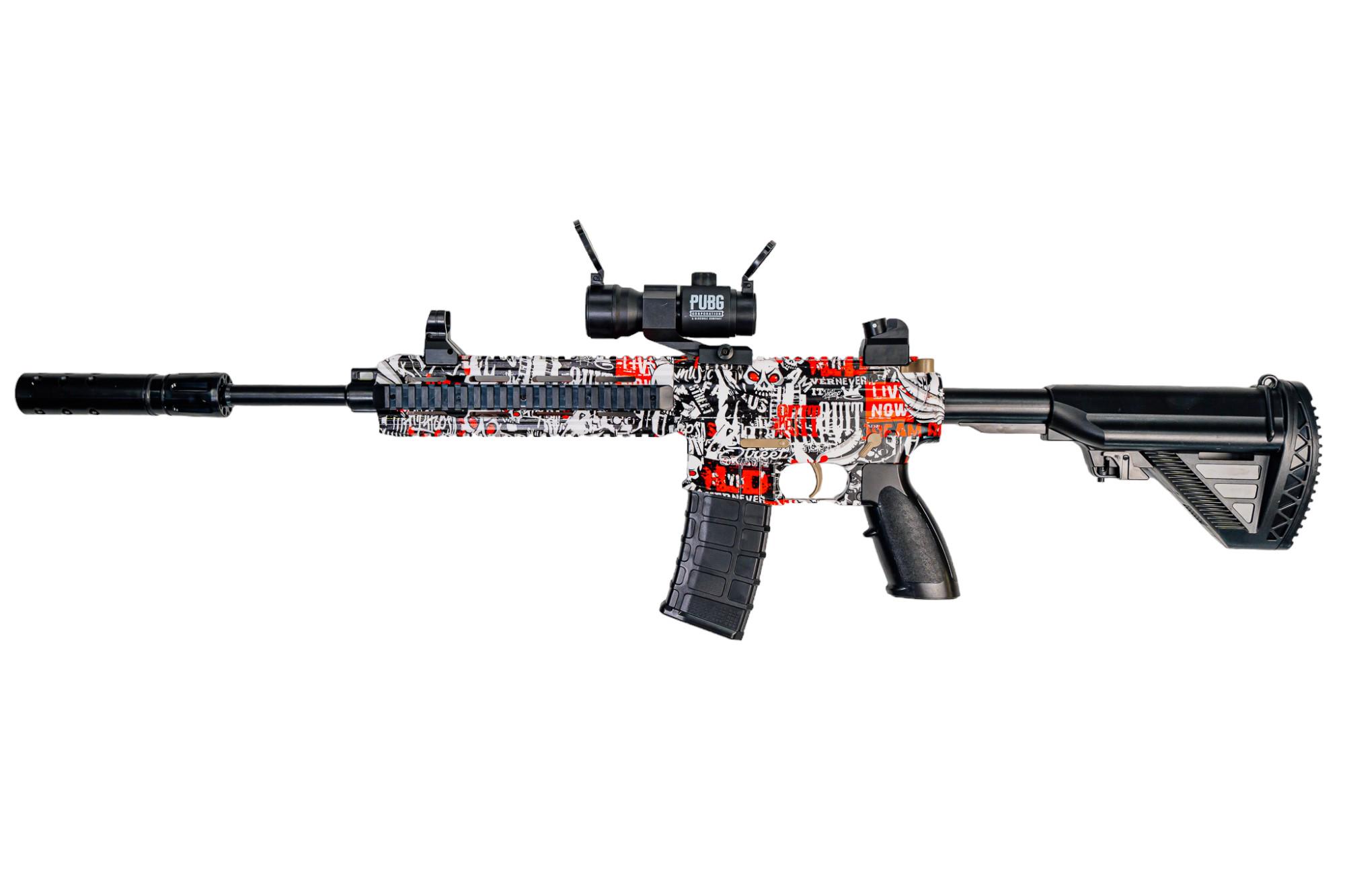 Детское оружие автомат-бластер M416 на орбизах (G840-2)