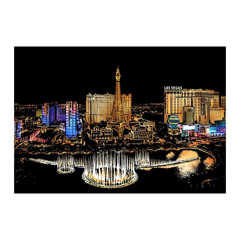 Скретч-картина YUELU P1-A05 Las Vegas