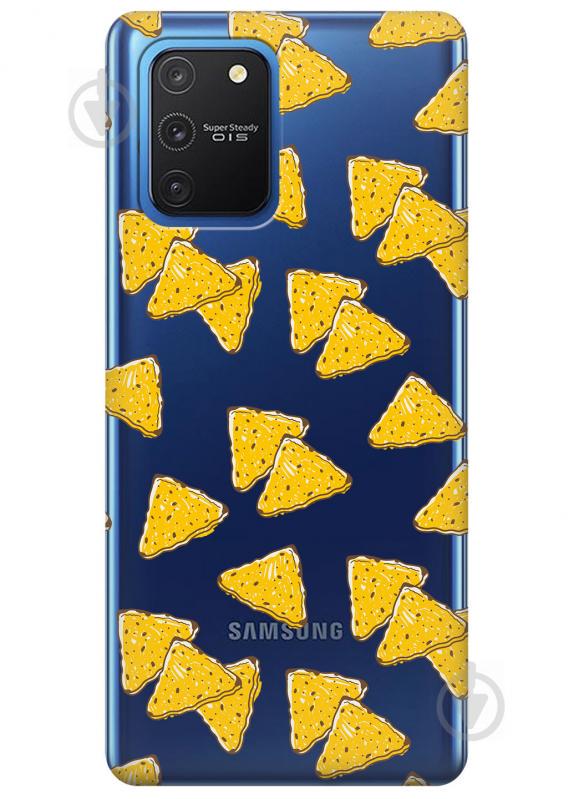 Прозрачный силиконовый чехол iSwag для Samsung Galaxy S10 Lite с рисунком - Чипсы (KS3437) Прозрачный силиконовый чехол iSwag для Samsung Galaxy S10 Lite с рисунком - Чипсы (KS3437)