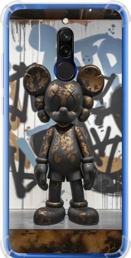 Чехол на Xiaomi Redmi 8 Bronze kaws v2 (6098sp-1806-42517)