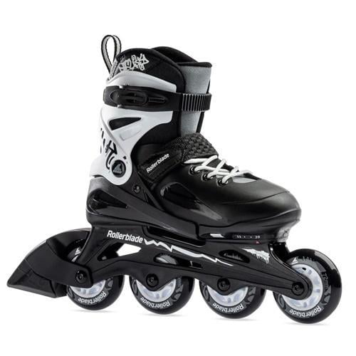 Ролики дитячі Rollerblade Fury р. 33-36,5 Чорно-білий - фото 1