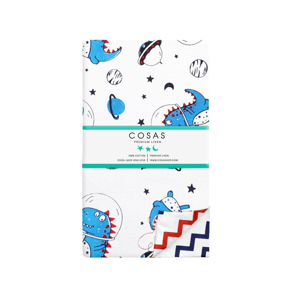 Пододеяльник детский DINO IN SPACE Красно-синий зигзаг 110х140 см Пододеяльник детский DINO IN SPACE Красно-синий зигзаг 110х140 см