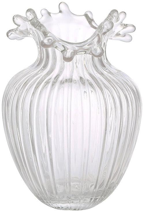 Ваза стеклянная Ribbed Bloom Ø 14х20,5 см Ваза стеклянная Ribbed Bloom Ø 14х20,5 см