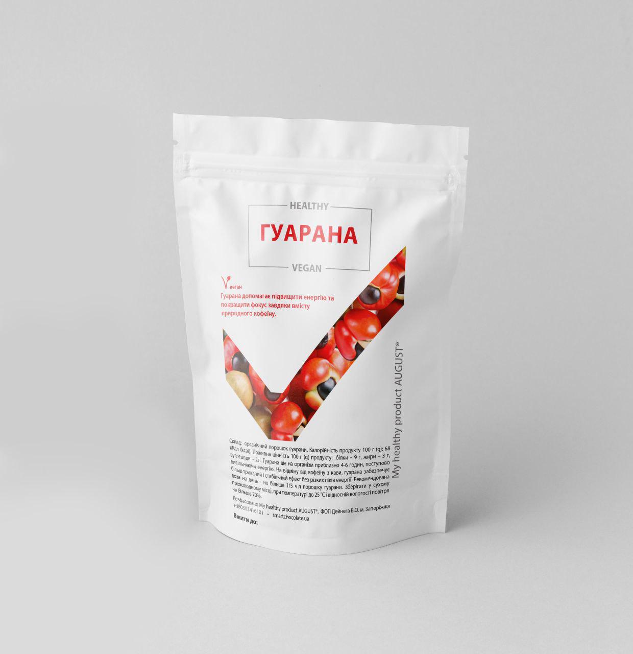 Порошок Гуарана My healthy product AUGUST 50 г