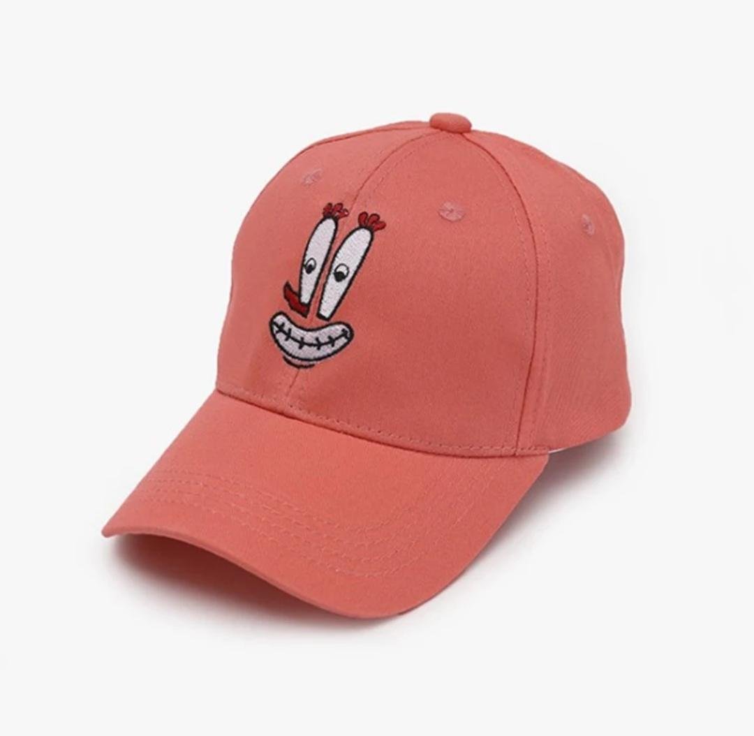 Кепка детская бейсболка Юджин Крабс с гнутым козырьком унисекс