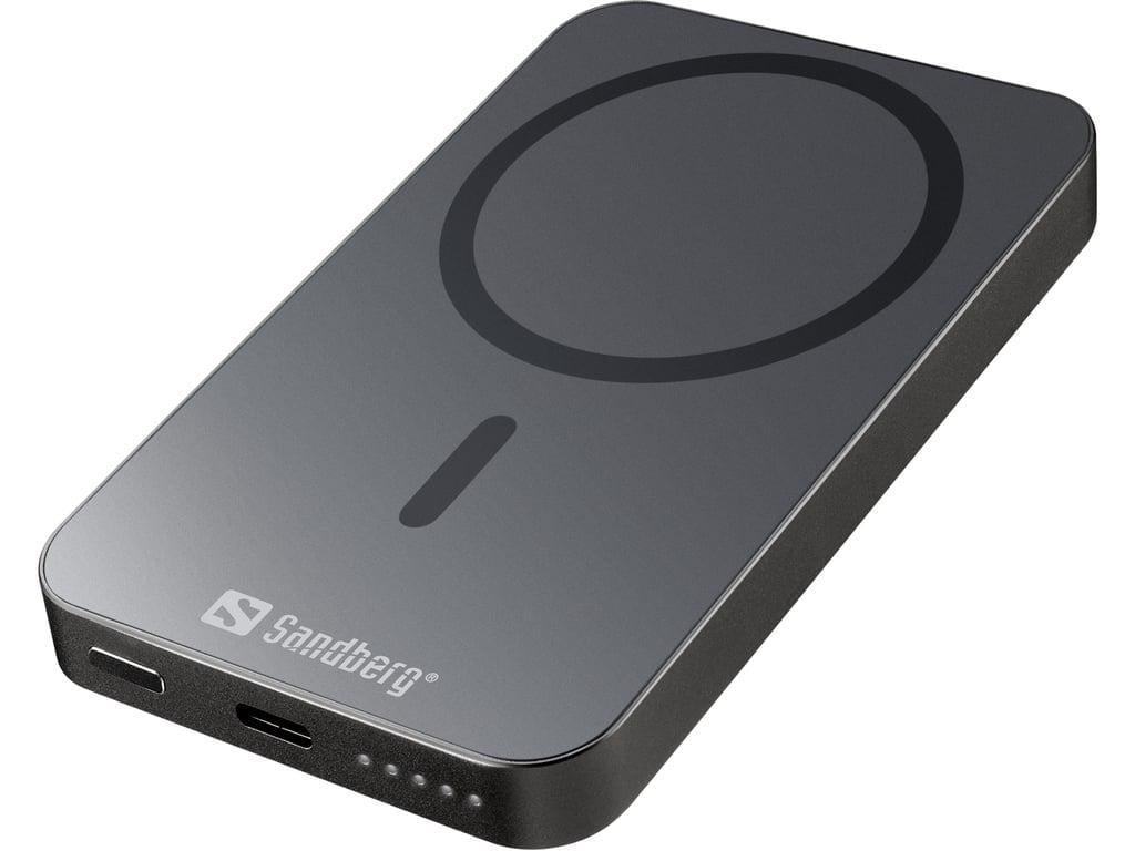 Повербанк Sandberg Mag Wireless 5000 mAh 20W Black (420-96)