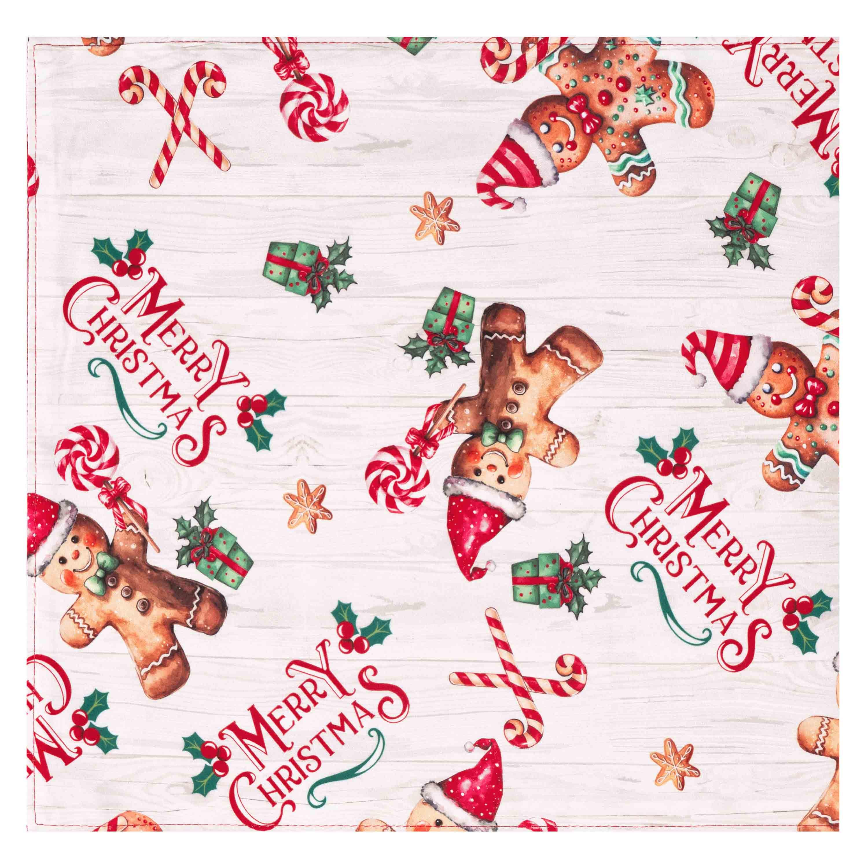 Ранер Ardesto Christmas Gingerbread 33х137 см Красный (ART01HCG)