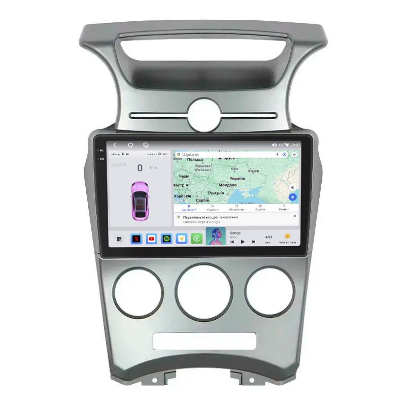 Автомагнітола штатна Lesko для Kia Carens II (UN) 2006- 9" 4/64 QLED CarPlay/4G/Wi-Fi/GPS 360°