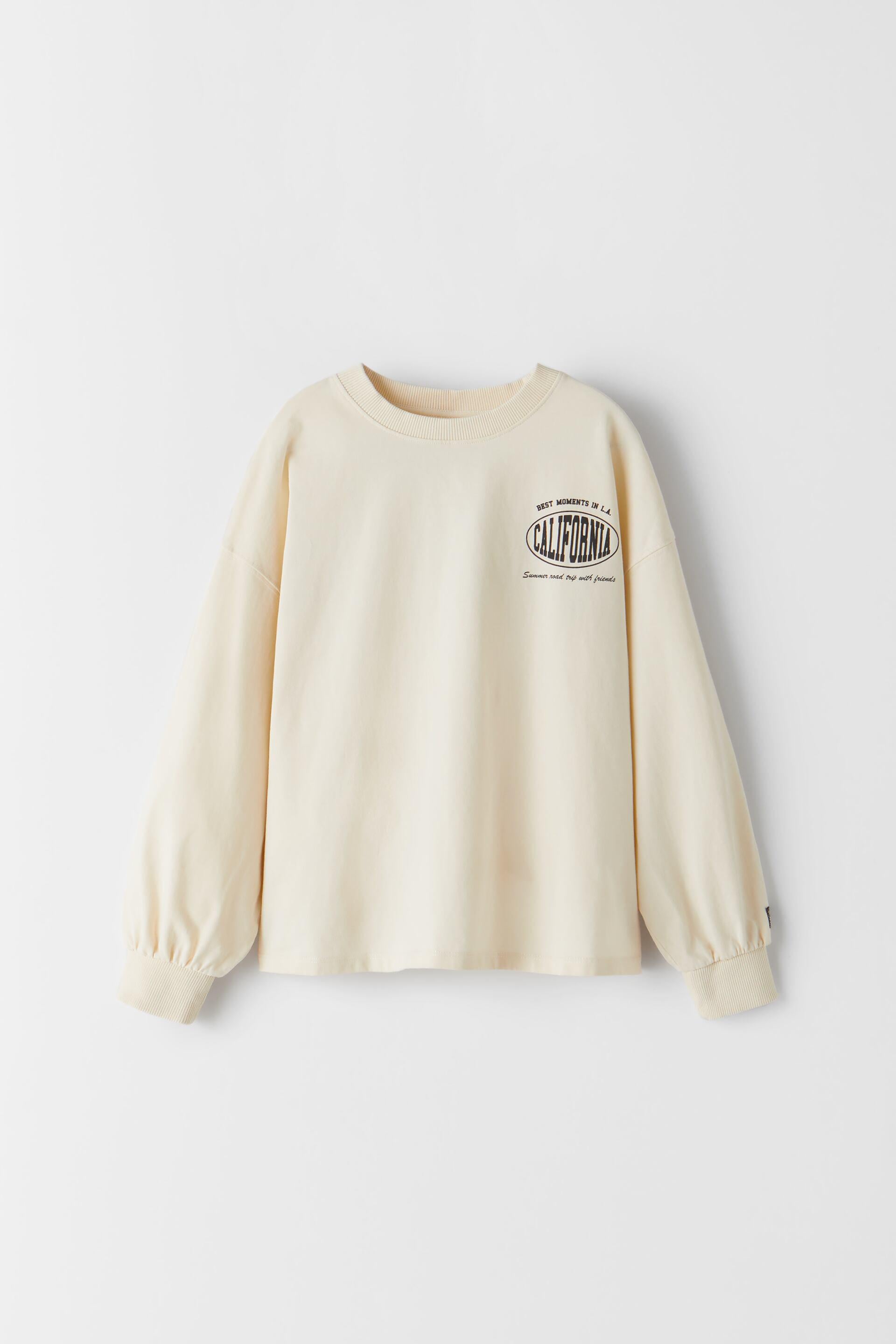 Свитшот Zara надпись 130 см Молочный (9006594725) Свитшот Zara надпись 130 см Молочный (9006594725)