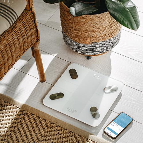 Весы умные Body Analyzer Scale Adler AD 8186 White (609483) - фото 11 Весы умные Body Analyzer Scale Adler AD 8186 White (609483) - фото 11