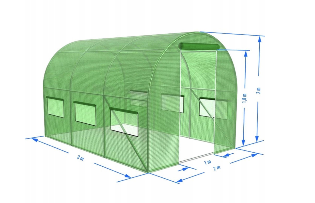 Теплиця садова Holla Garden 6 м2 300х200х200 см (P0021-7) - фото 11
