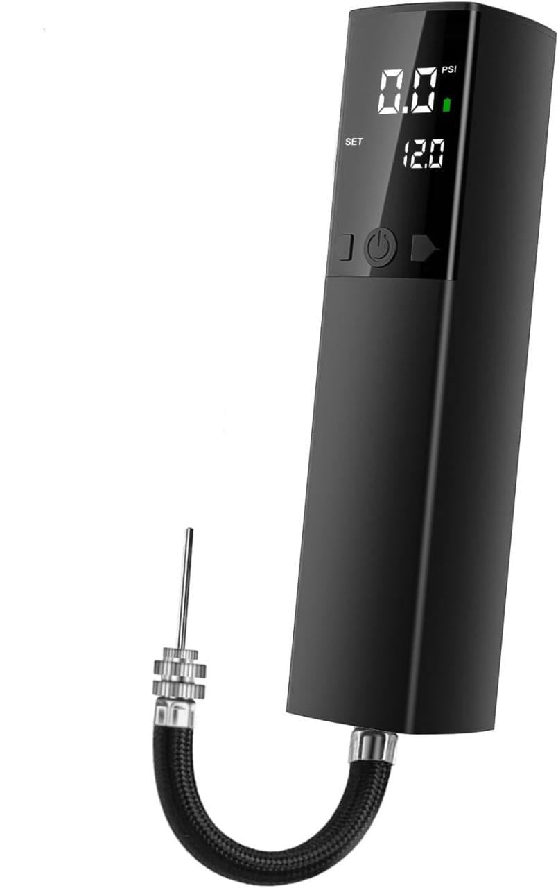 Насос для м'ячів електричний GPUTEK з LCD-дисплеєм та автостопом (9/805)