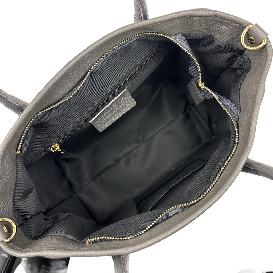 Жіноча сумка Royal Bag F-IT-7685DG замшева Сірий (8023) - фото 2 Жіноча сумка Royal Bag F-IT-7685DG замшева Сірий (8023) - фото 2