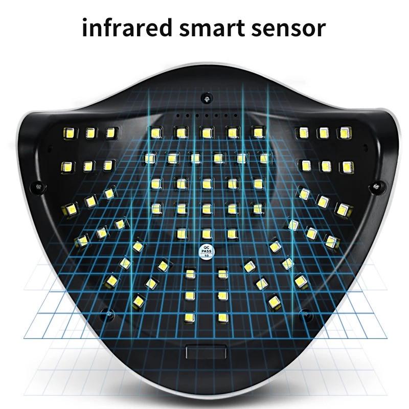 Лампа SUN X11 MAX 280 Вт для манікюру та педикюру з таймером дисплеєм та знімним дном - фото 8