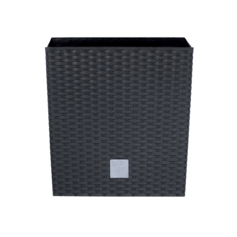 Горшок для цветов Prosperplast Rato со вставкой 2в1 Н-22,8 см Антрацит (70893-433)