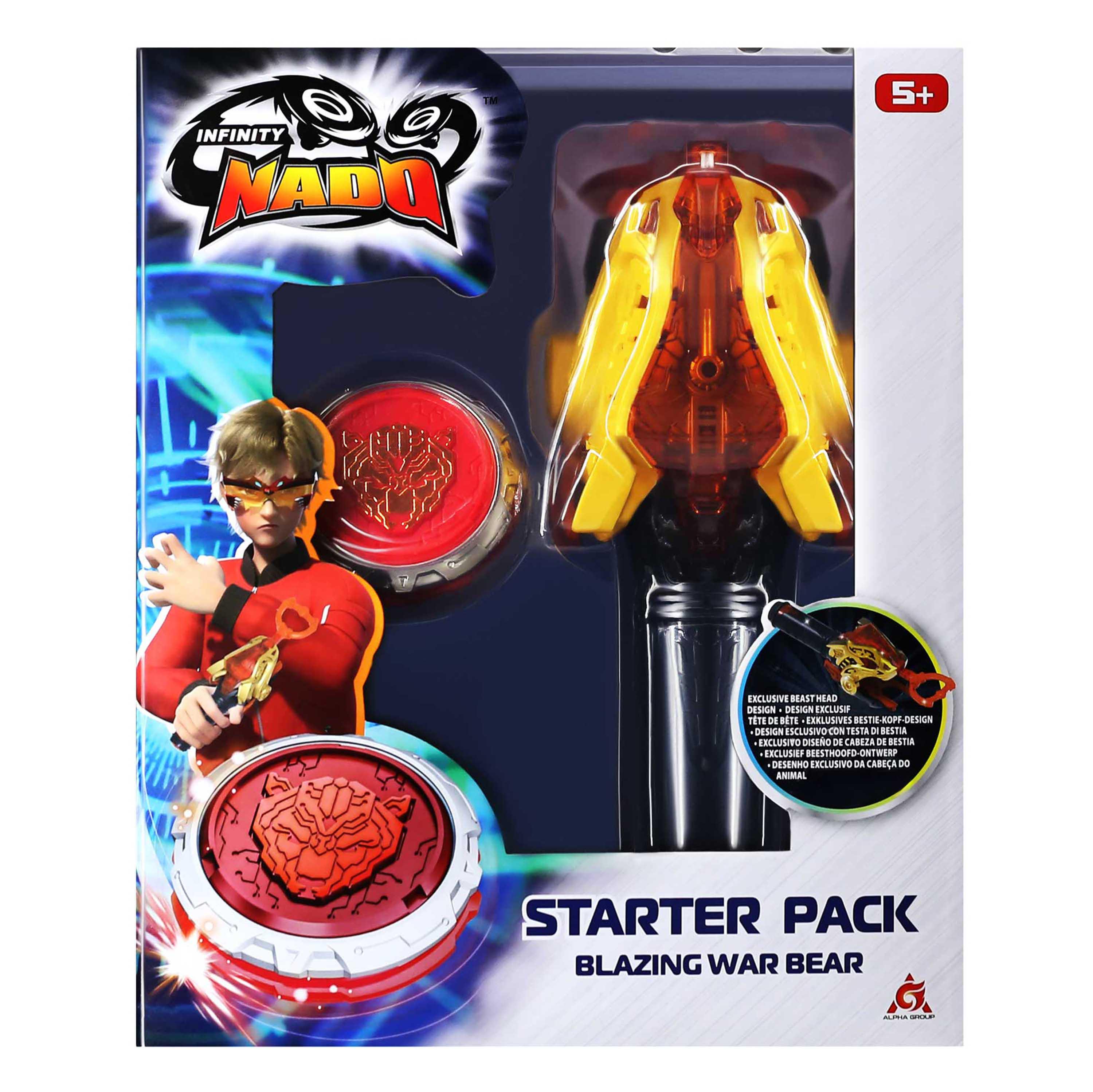 Дзига Infinity Nado VI Starter Pack Палаючий Бойовий Ведмідь (EU654112) - фото 7
