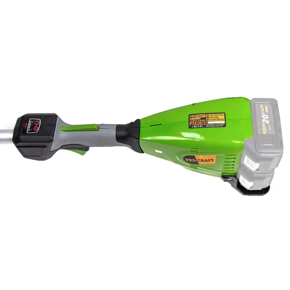 Коса аккумуляторная ProCraft PTA20/4/2 3в1 без аккумулятора и без зарядного устройства с ремнем - фото 13