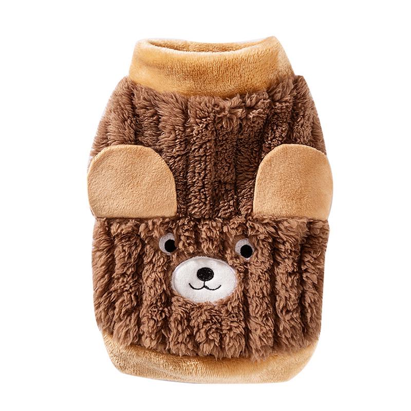 Свитер для животных Hippie dog 2410SXMJ0231 утепленный с ушками S Brown (25714016)
