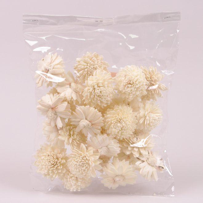 Сухоцвет Flora цветочек Sola Zinnia 6 см 25 шт. (69862)