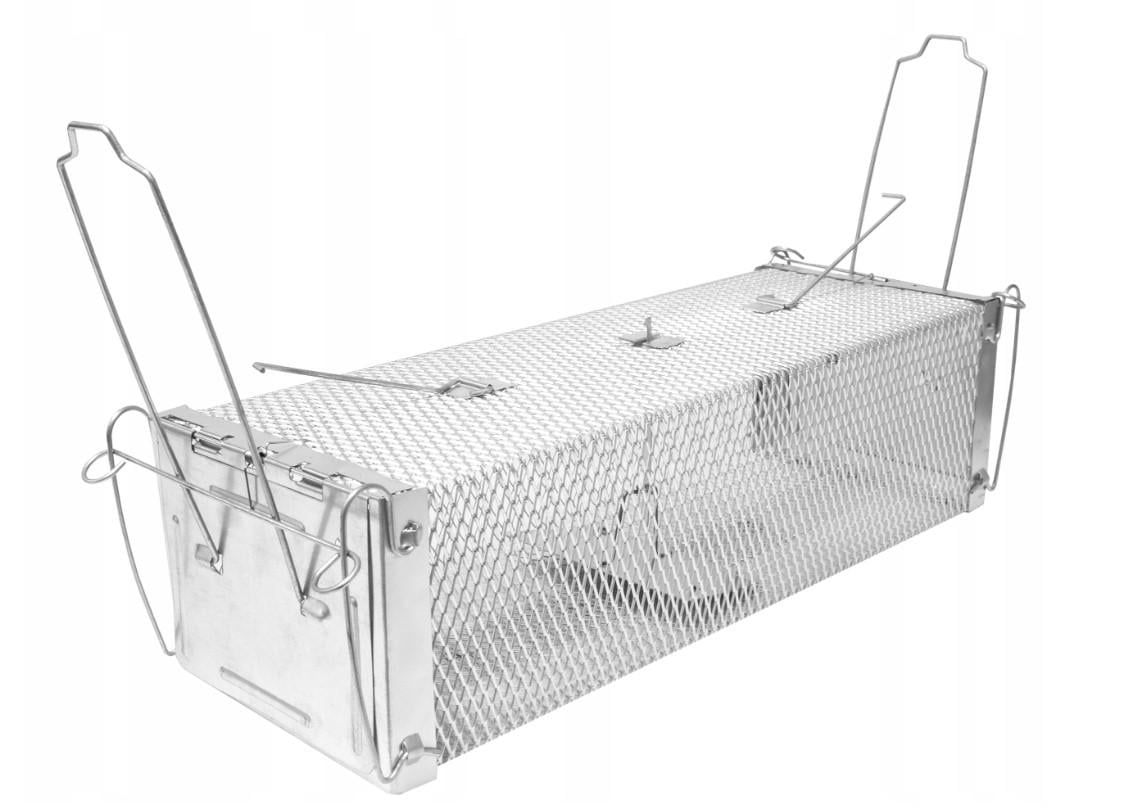 Ловушка живоловка на два входа с открытыми клапанами 40x16x13,5 см