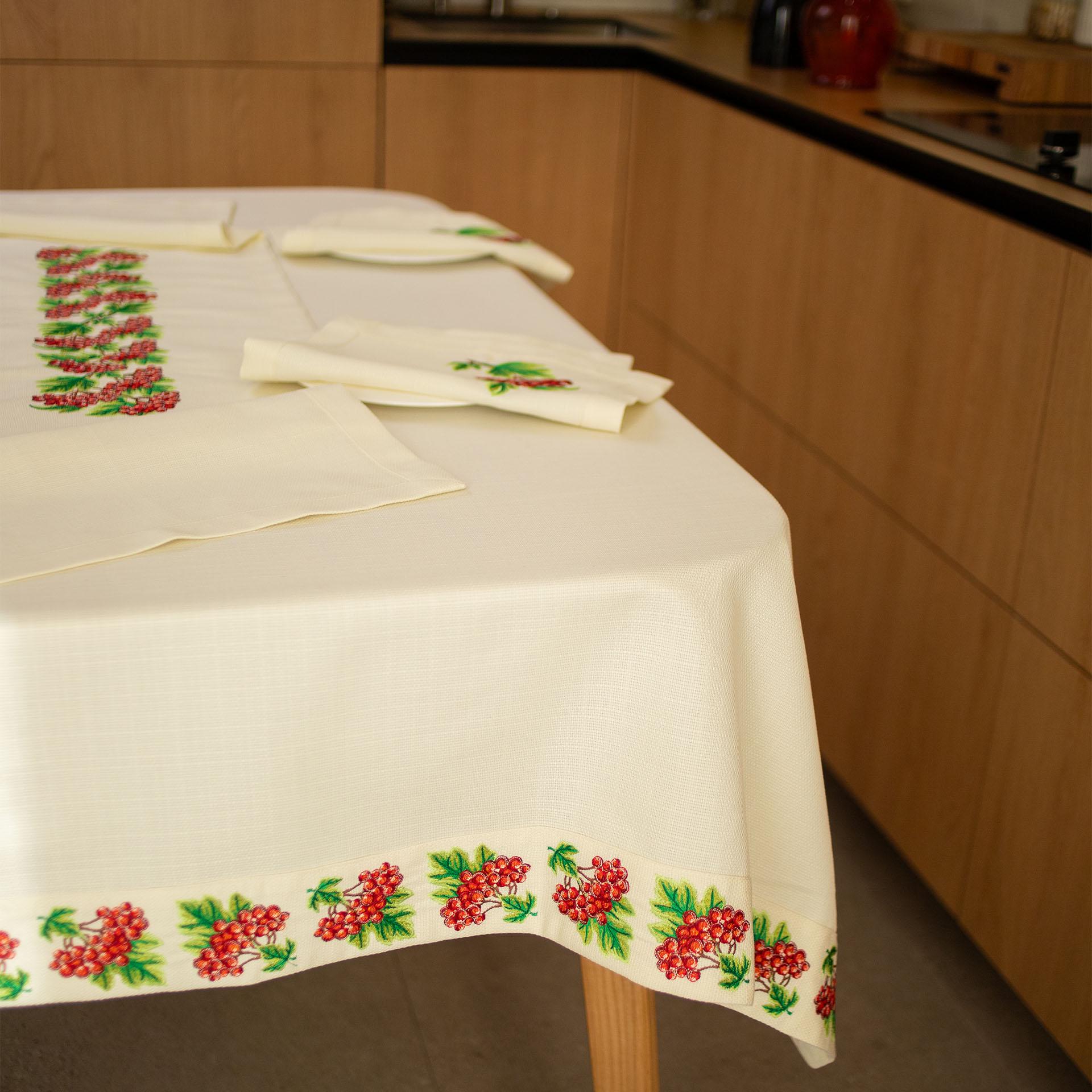 Скатертина Едельвіка Калина 2,20х1,40 м (278-22/00) - фото 2 Скатертина Едельвіка Калина 2,20х1,40 м (278-22/00) - фото 2