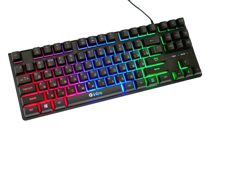 Клавиатура игровая проводная Usb 8930 с RGB подсветкой (14769668) - фото 3