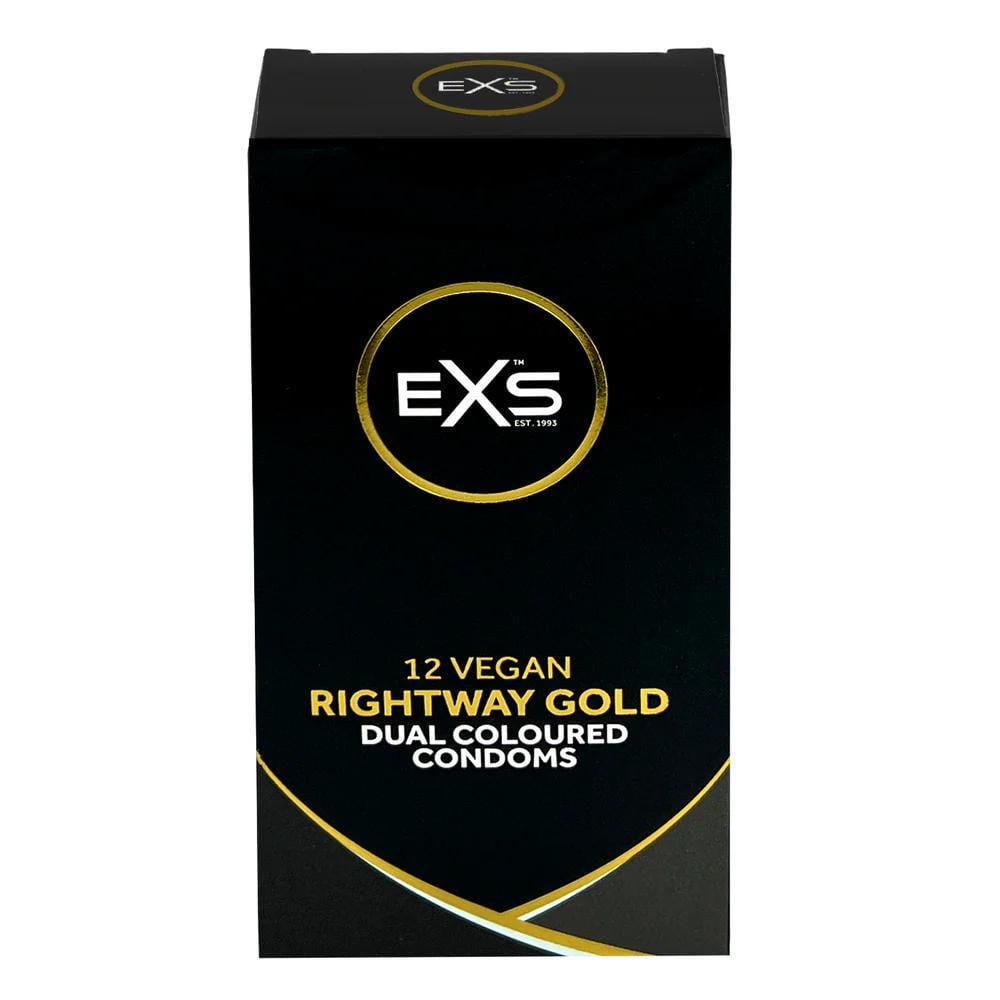 Презервативи EXS Rightway Gold Condoms 12 шт. (BLS09403)
