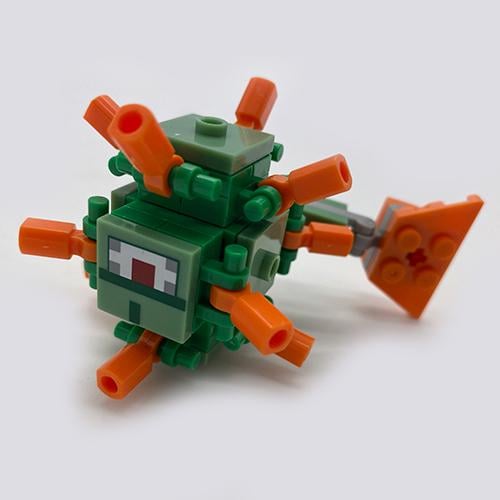 Конструктор фигурка iBlock Guardian Minecraft 9 см