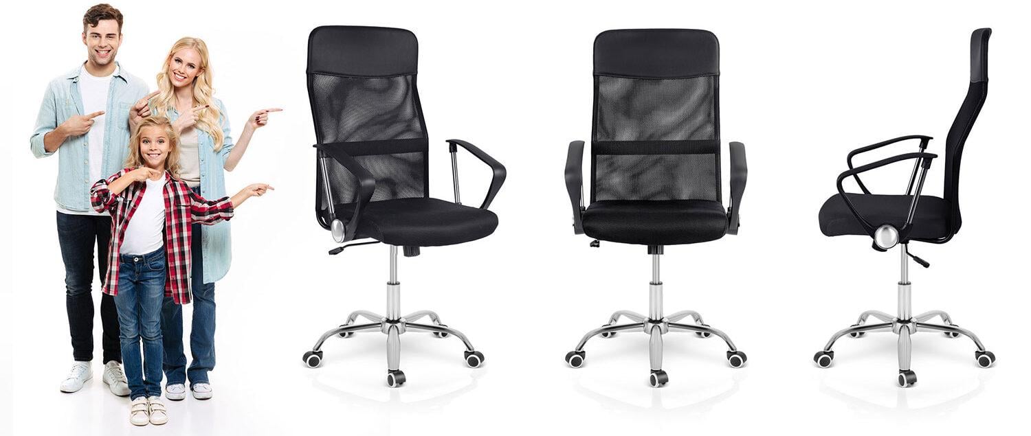 Офісне крісло Hanert Wohl Black (76293) - фото 4 Офісне крісло Hanert Wohl Black (76293) - фото 4