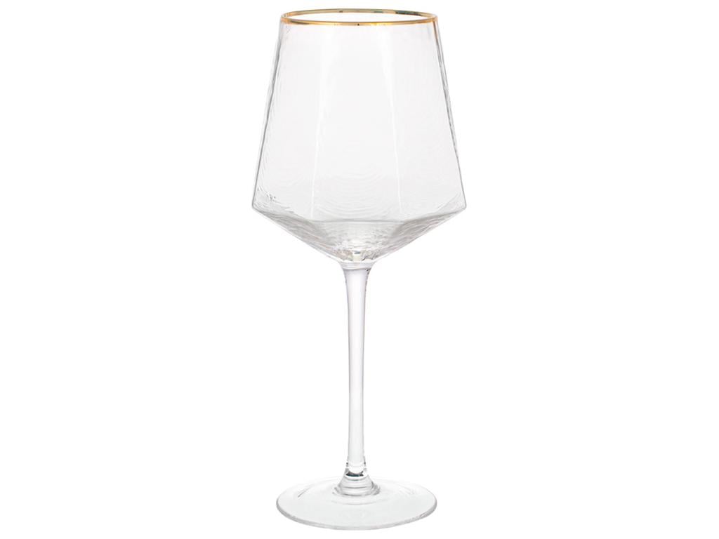 Келих для червоного вина з золотим кантом Marsel 570 мл (BDI-579-234) - фото 1 Келих для червоного вина з золотим кантом Marsel 570 мл (BDI-579-234) - фото 1