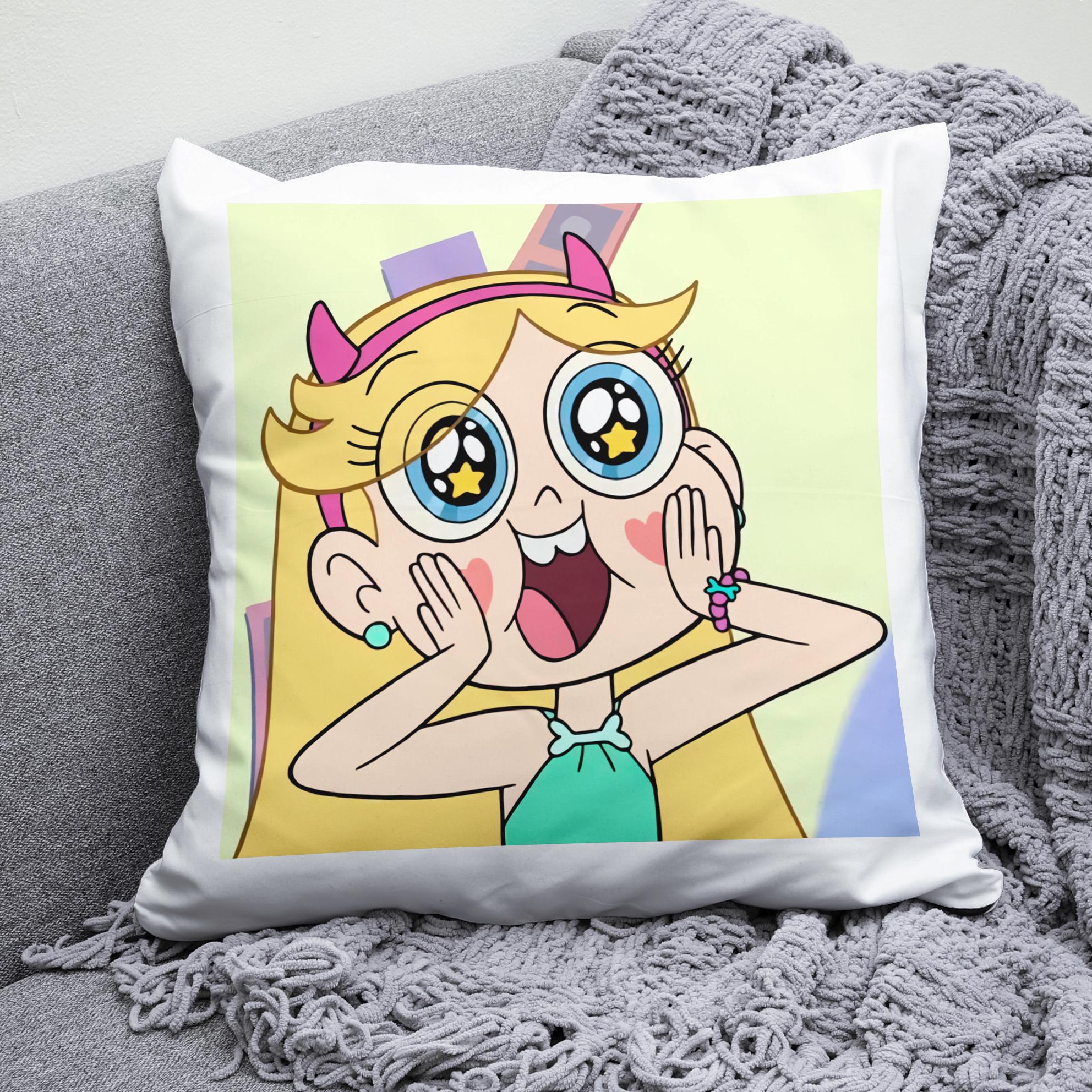 Плюшевая подушка квадрат с принтом Star vs the Forces of Evil "4