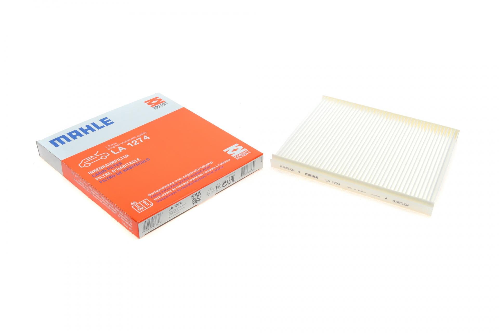 Фильтр салона KNECHT для Dacia Duster/Logan/Sandero 1,0-1,6 10- (LA 1274)