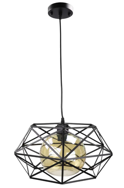 Люстра потолочная подвесная в стиле LOFT 11870/1-br Черный (NA005081)