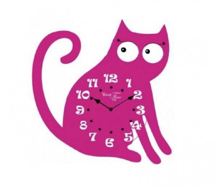 Часы настенные детские SNT Кот (MSN-05-229)