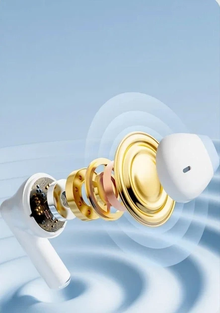 Наушники беспроводные Realfit F2 Pro активное шумоподавление Bluetooth 5,3, с микрофоном Розовый (SH0000248) - фото 4 Наушники беспроводные Realfit F2 Pro активное шумоподавление Bluetooth 5,3, с микрофоном Розовый (SH0000248) - фото 4