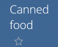 Canned food Canned food