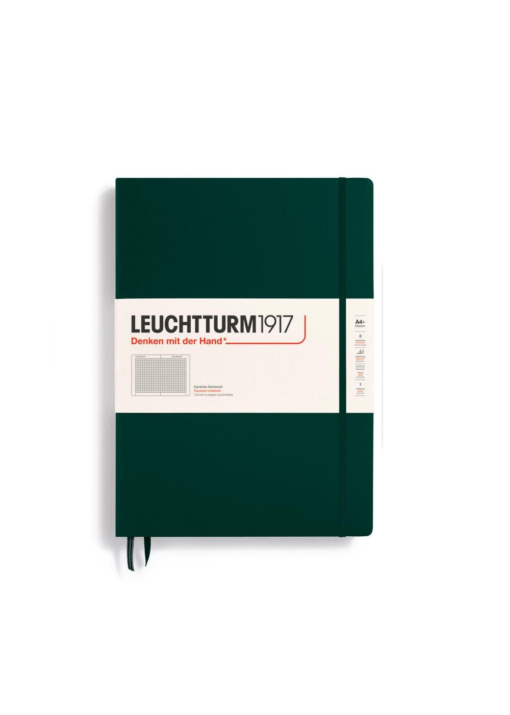 Блокнот Leuchtturm1917 Master Classic Forest клітина Green (370266)