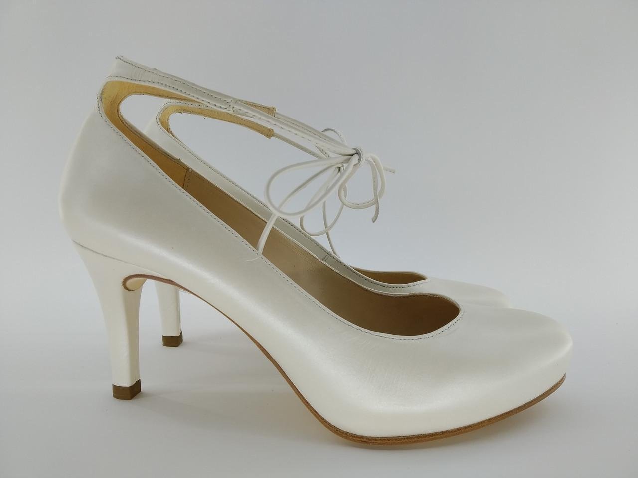 Туфлі жіночі шкіряні Unisa nao bone 093 р. 37 24 см Білий - фото 1 Туфлі жіночі шкіряні Unisa nao bone 093 р. 37 24 см Білий - фото 1