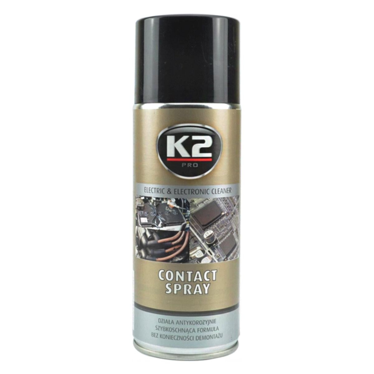Очиститель контактов K2 Contact Spray 400 мл Очиститель контактов K2 Contact Spray 400 мл