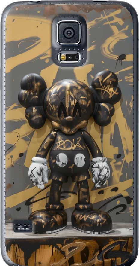 Чехол на Samsung Galaxy S5 g900h Bronze kaws (6097t-24-42517)