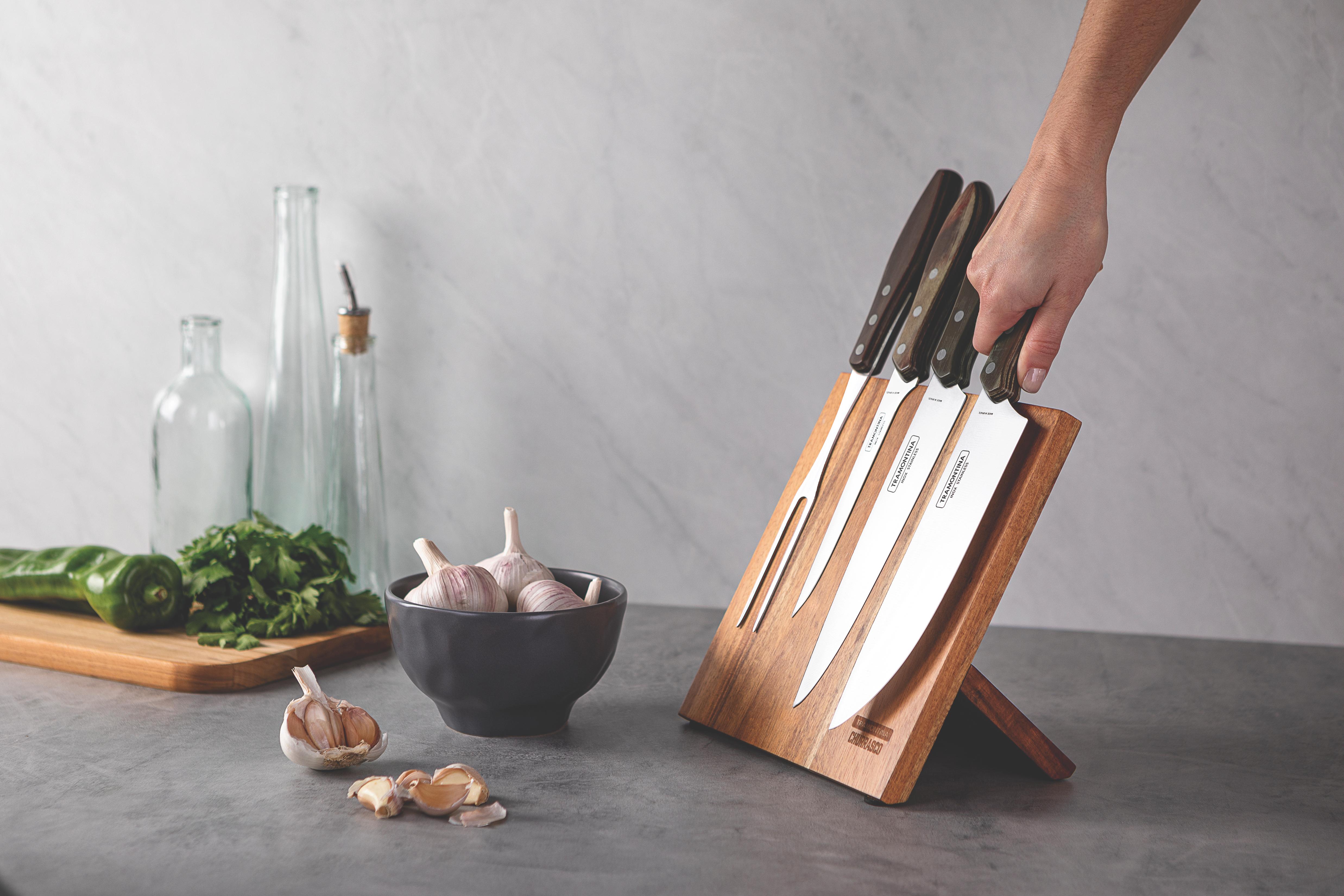 Набір кухонних приборів Tramontina для гриль-барбекю Polywood 5Х (UG-21198/981) - фото 3 Набір кухонних приборів Tramontina для гриль-барбекю Polywood 5Х (UG-21198/981) - фото 3